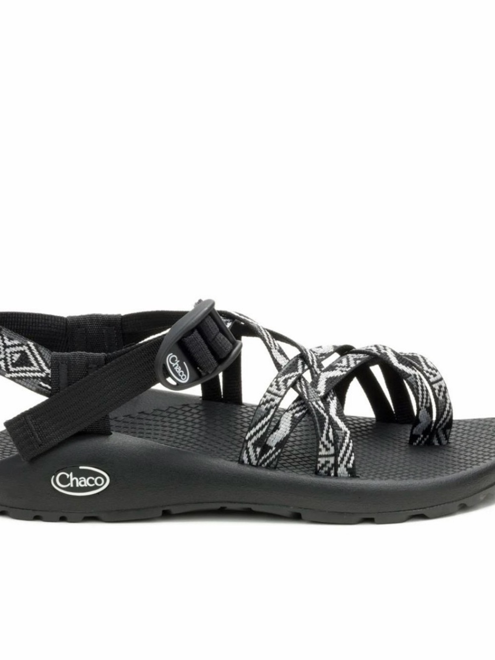 Chaco women’s size 7 outdoor water sandals shoes Vibram black & gray